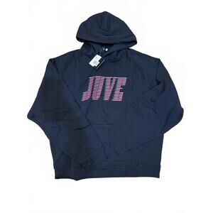 Juventus Official Oversized Hoodie Black Men's Size L